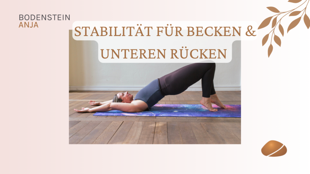 Stabilität für Becken und unteren Rücken